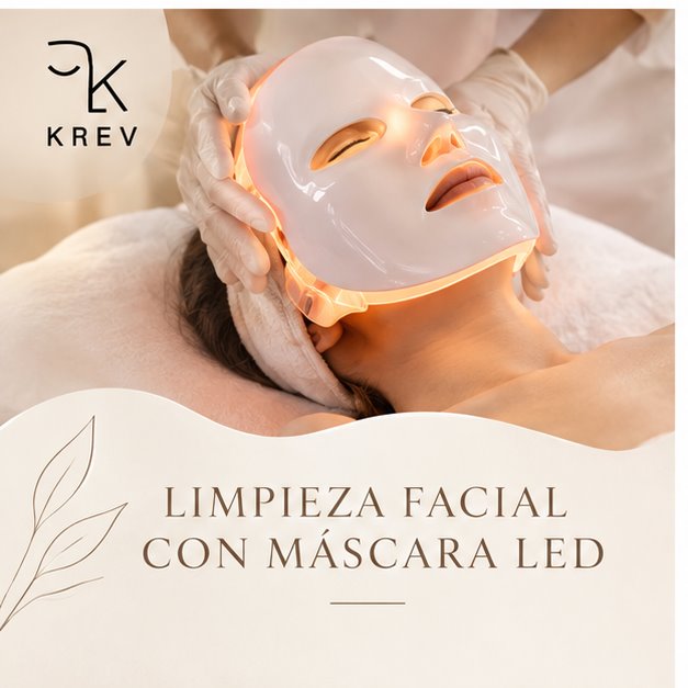 Terapia de mascarilla LED en Krev Spa